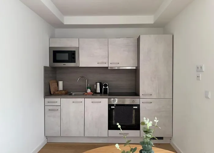 Appartement Cozy With Wooden Accents & Terrace L Jos16 *